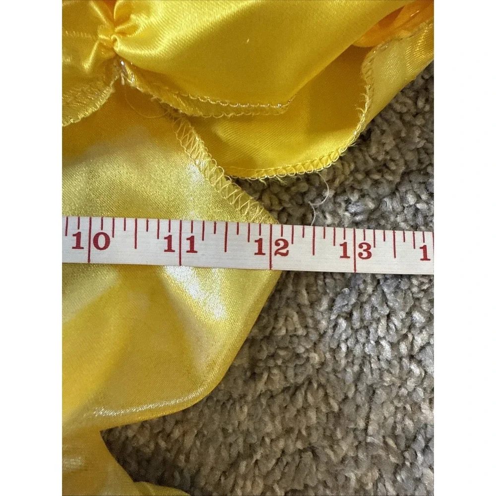 Disney Belle Girls Costume Dress Beauty The Beast Child Size 4-6
